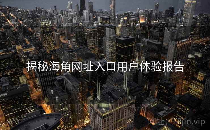 揭秘海角网址入口用户体验报告