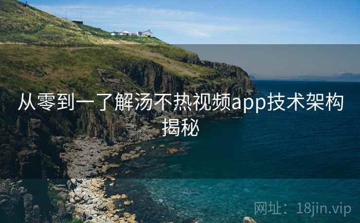 从零到一了解汤不热视频app技术架构揭秘