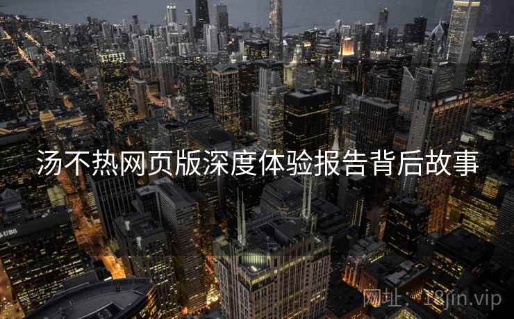 汤不热网页版深度体验报告背后故事